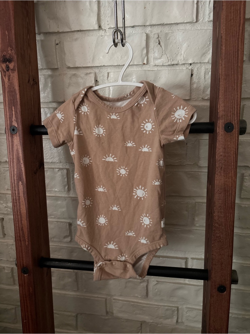 Loulou Lollipop Organic Cotton/Tencel Knit Short Sleeve Bodysuit-6-12Mo